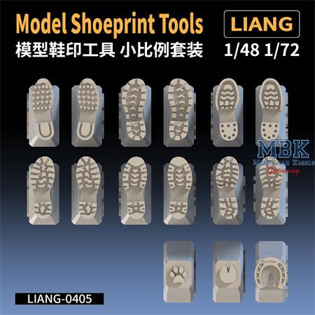 3D-print Model Shoeprint Tools 1:48, 1:72