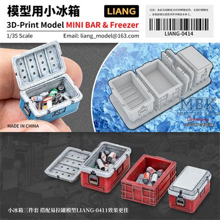 3D-Print Model Mini Bar & Freezer