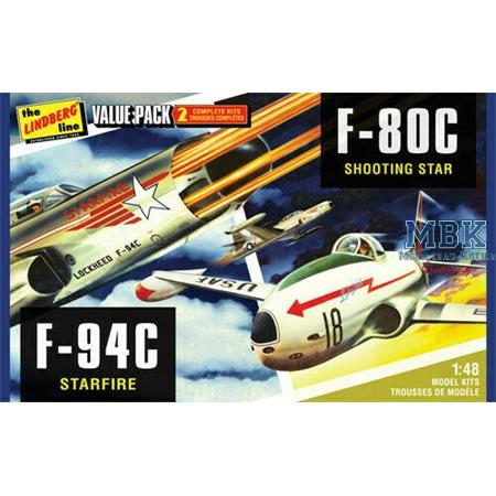 F-80C Shooting Star + F-84C Starfire Value Pack
