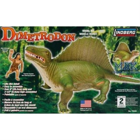Dimetrodon Dinosaurier + Höhlenmensch / Caveman