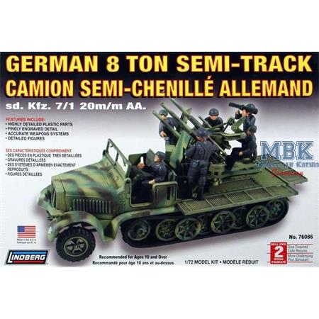 German 8 Ton Semi-track Sd.Kfz. 7/1