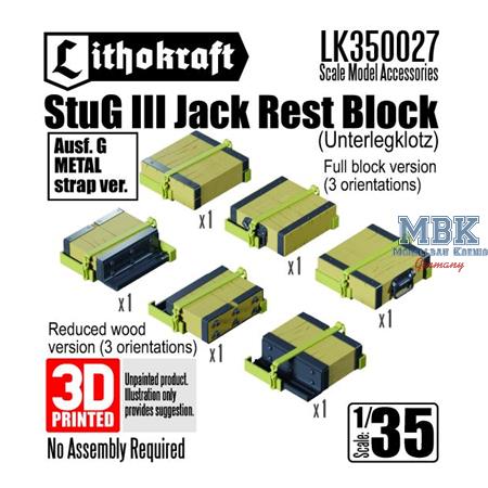StuG III Jack Rest Block (Ausf G, Metal strap)