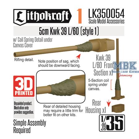 5cm Kwk 39 L/60 w/ Canvas & 5 sec Coil Spring #1
