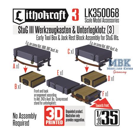 Werkzeugkasten & Unterlegklotz (StuG. III) (3)