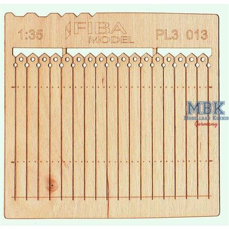 Holzzaun / Wooden fence Type 13   1/35