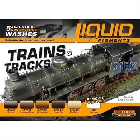 Weathering Set Trains and Tracks 6x22ml