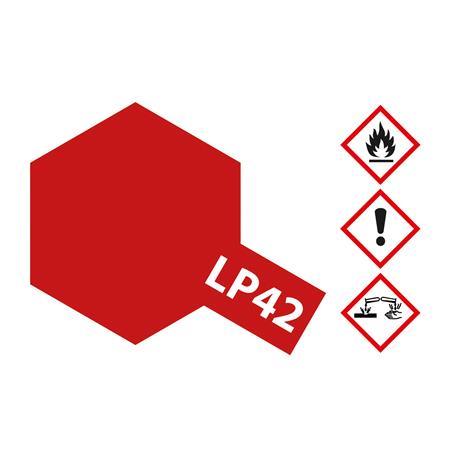 LP-42 Mica Rot glänzend 10ml