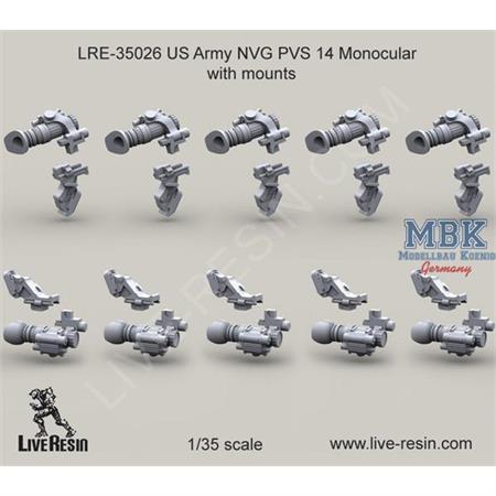 US Army NVG PVS Monocular w/ mount