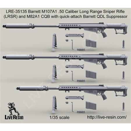 Barrett M107A1 .50 Cal w/ Barrett QDL Suppressor