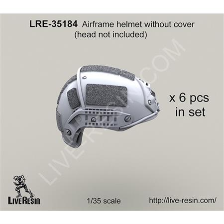 Airframe helmet without helmet cover