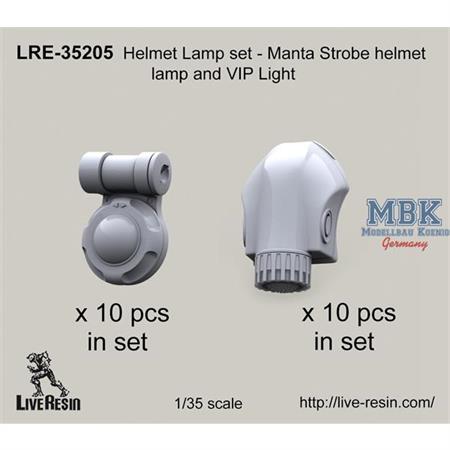Helmet Lamp set Manta Strobe helmet lamp VIP light