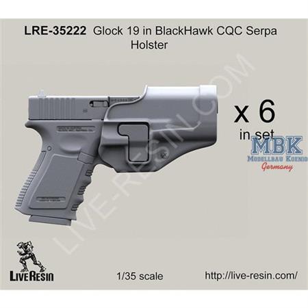Glock 19 in Black Hawk CQC Serpa Holster