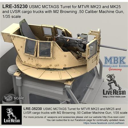 Turret for MTVR MK23 + MK25 and LVSR cargo trucks