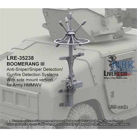 BOOMERANG III side mount version for Army HMMWV