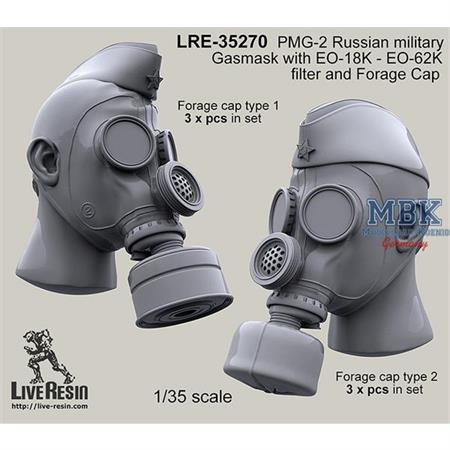 PMG-2 Russian military Gasmask w/  Forage Cap