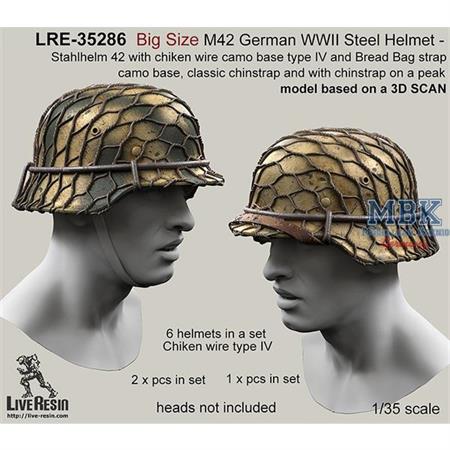 Big Size M42 Helmet wire camo base type IV