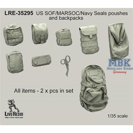 US SOF/MARSOC/Navy Seals poushes and backpacks