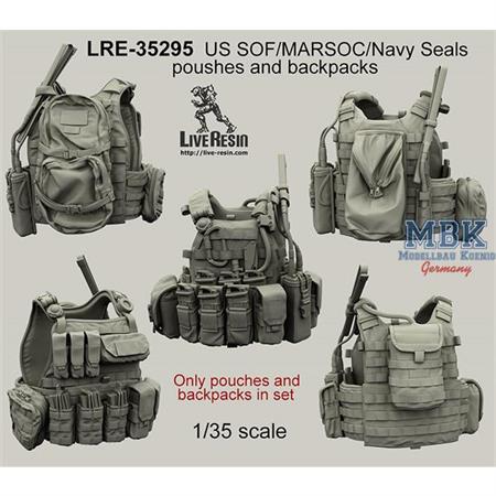 US SOF/MARSOC/Navy Seals poushes and backpacks
