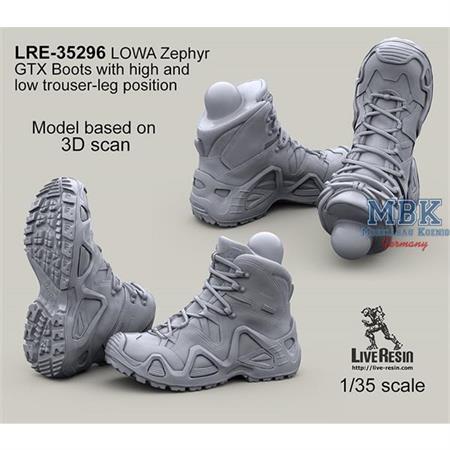 LOWA Zephyr GTX Boots w/ high+ low trousers posi.