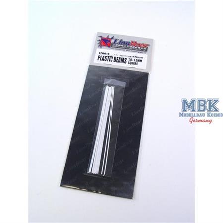 Plastikprofil, quadratisch 1,0 x 1,0mm