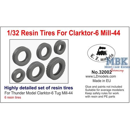 Resin Tires for Clarktor 6 Mill-44