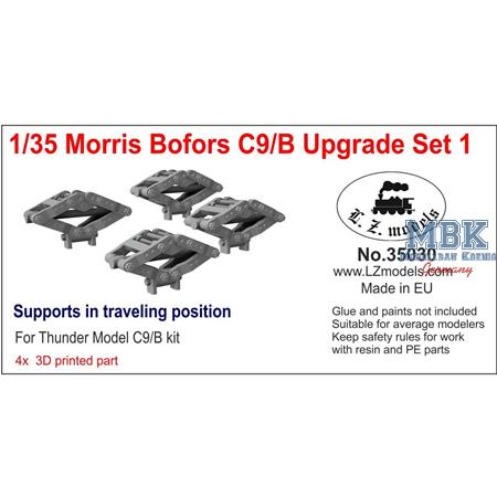 Morris Bofors C9/B Supports in Traveling Position