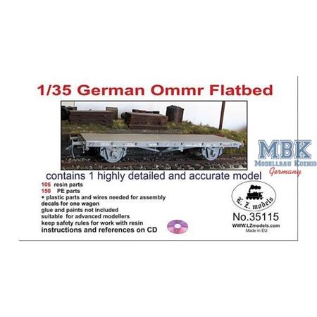 German OMMR Flatbed Wagon