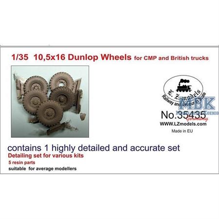 CMP wheels 10,5x16 Dunlop