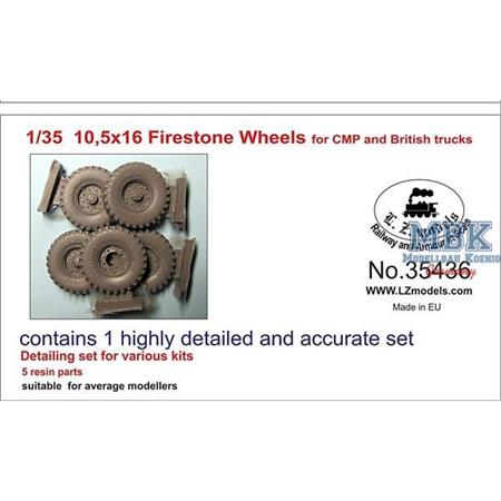 CMP wheels 10,5x16 Firestone