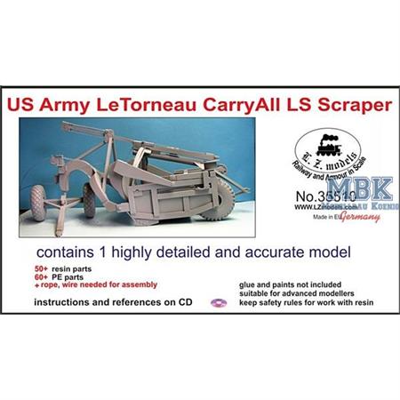 US Army Scraper LeTorneau Carry All LS