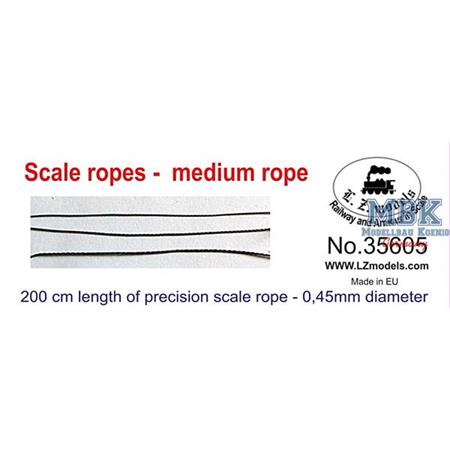 Scale ropes / Seile very fine rope 0,45mm dia