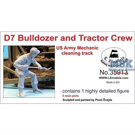 US Army D7 Tractor + Bulldozer Mechanic II