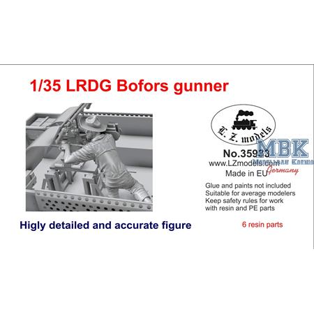 LRDG Bofors Gunner