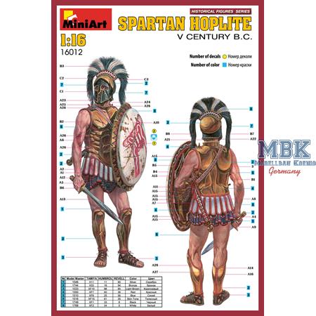 Spartan Hoplite V Century b.c.