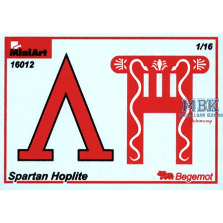 Spartan Hoplite V Century b.c.