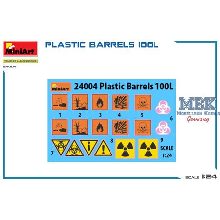 Plastic Barrels 100L