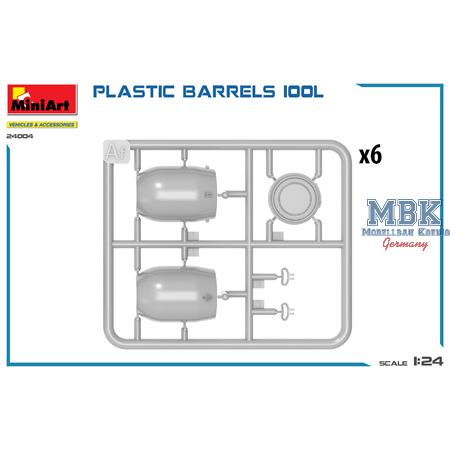 Plastic Barrels 100L