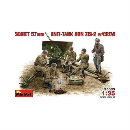57 mm Soviet Anti Tank Gun + Crew