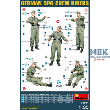 German SPG crew riders