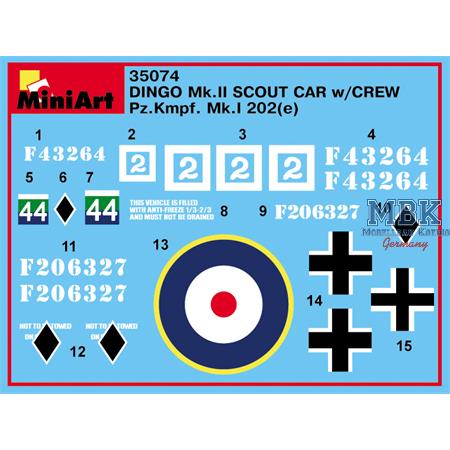 Dingo Mk.II Scout car w/crew