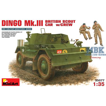 Dingo Mk.III British Scout Car w/Crew