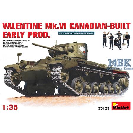 Valentine Mk.VI - Canadian-built, early production