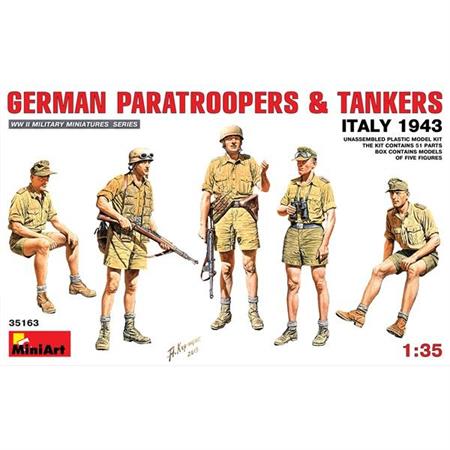 German Paratroopers & Tankers (Italy 1943)