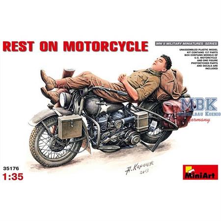 Rest on Motorcycle