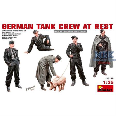 German Tank Crew at rest