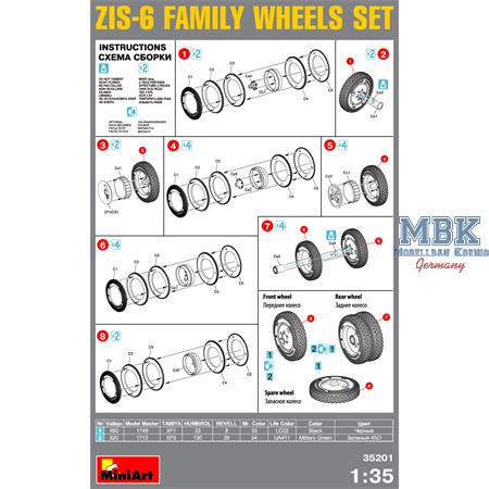 ZIS-6 Family Wheels Set