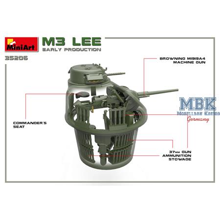 M3 Lee early production (Interior Kit)