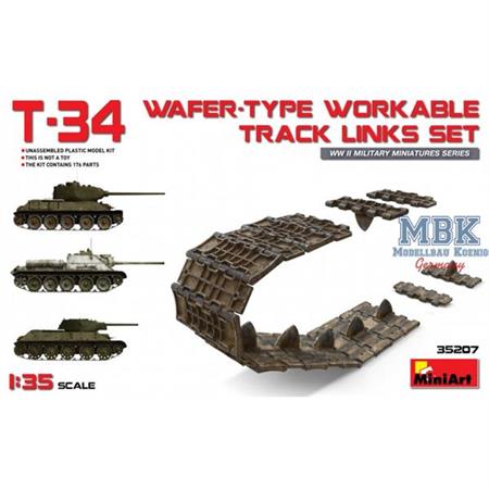 T-34 wafer-type workable track links set