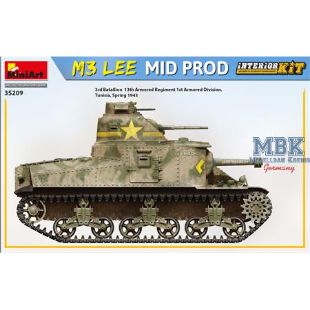 M3 Lee Mid Production (INTERIOR KIT)