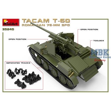 Romanian 76-mm SPG TACAM T-60 (Interior Kit)